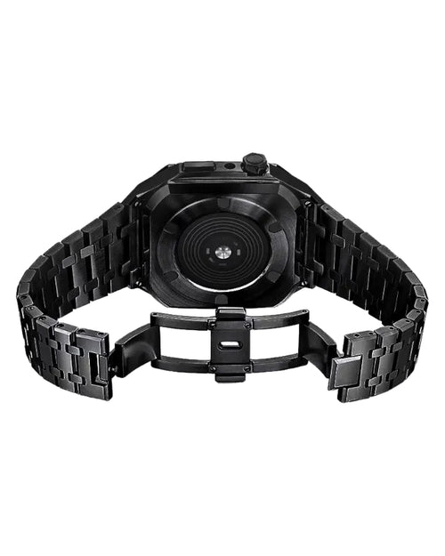 Apple Watch ステンレス一体型ケースバンド｜T0004-Black