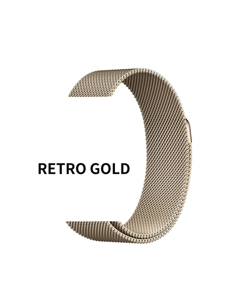 【磁力で簡単装着】ミラネーゼマグネットバンド【Apple Watch】T0034