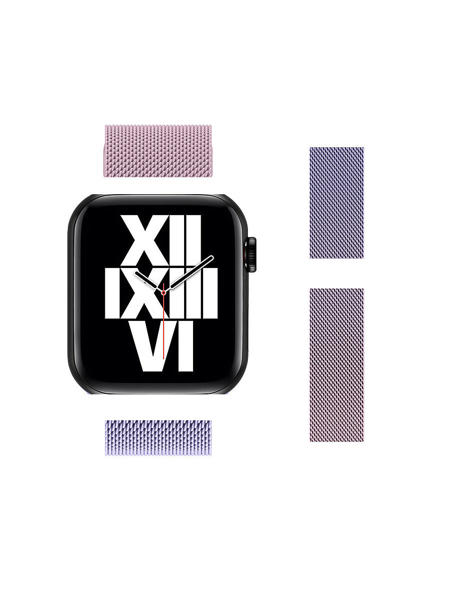 【磁力で簡単装着】ミラネーゼマグネットバンド【Apple Watch】T0034