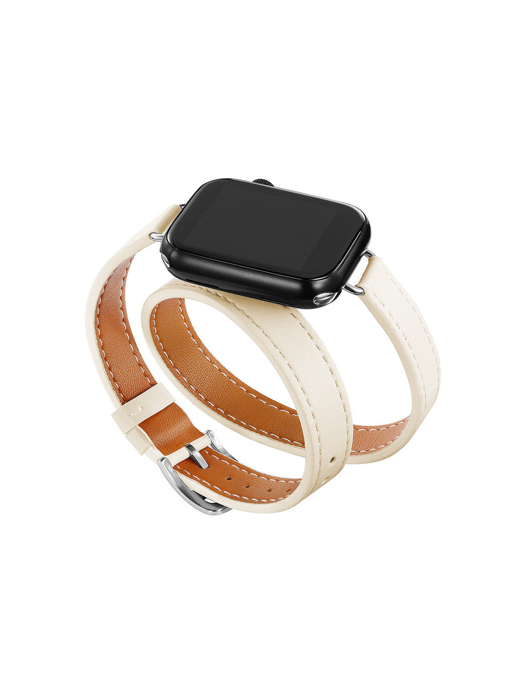 【大人かわいい】スリムレザーバンド Apple Watch T0092
