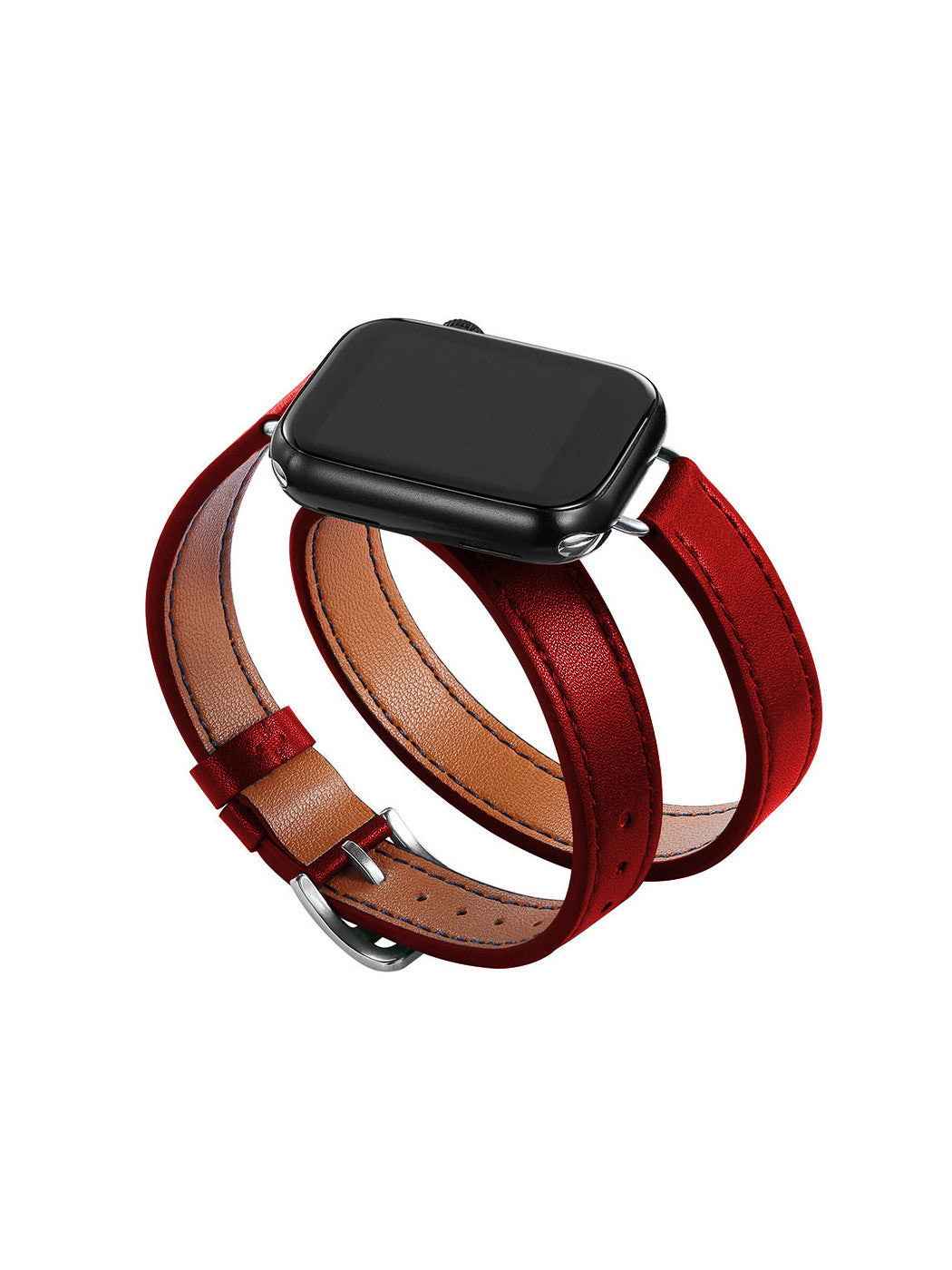 【大人かわいい】スリムレザーバンド Apple Watch T0092